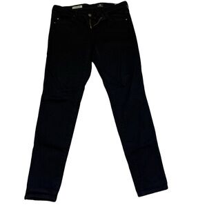 AG skinny ankle black stretch denim